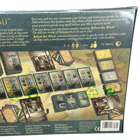 SEALED Before The Wind Card Strategy Game Phalanx Games 2007 NEW Made in Germany - Picture 8 of 16